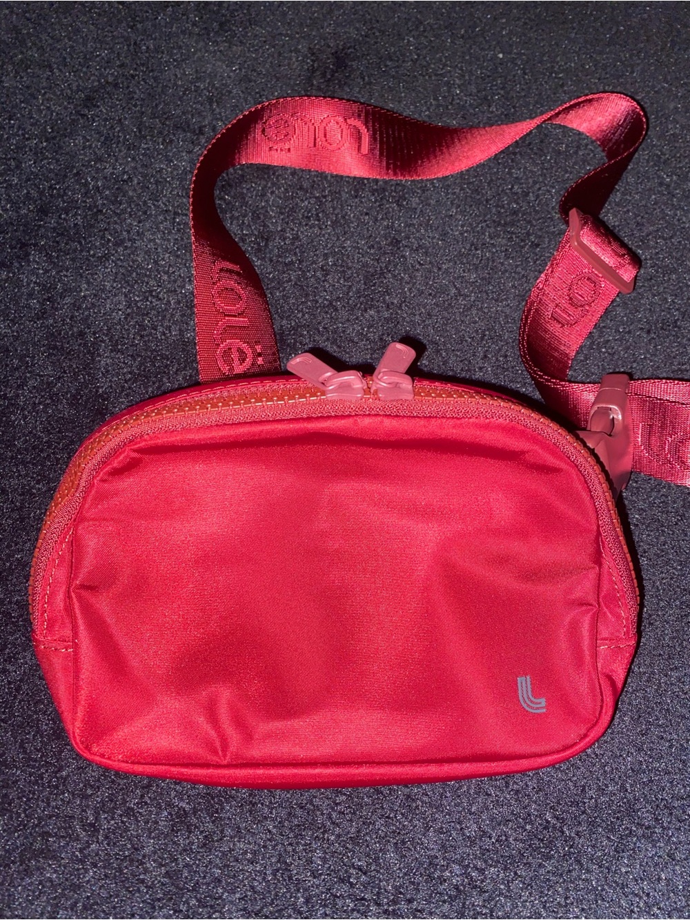 Lole Garnet Red Mini Crossbody Fanny Pack Bag